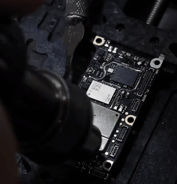 xiaomi 12 pro network problem repair guide remove the shieding cover