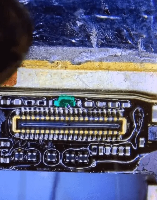 xiaomi mi 10 non visualizza il problema di riparazione xiaomi mi 10 does not display issue repair j6400 solder back