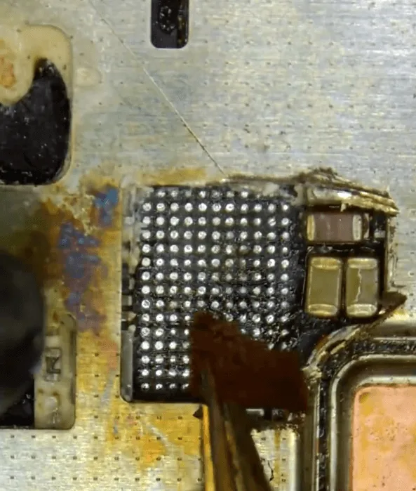 xiaomi mi 11 ultra cannot boot repair guide clean pads on the pcb with