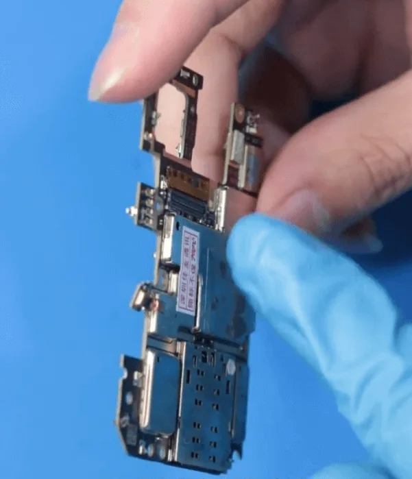 xiaomi mi drop damage repair take out the motherboard of mi8