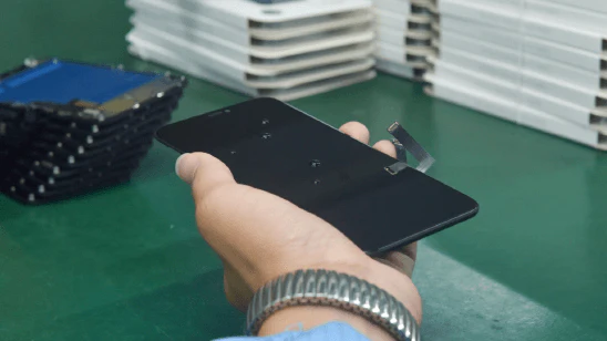 testing process screen appearance