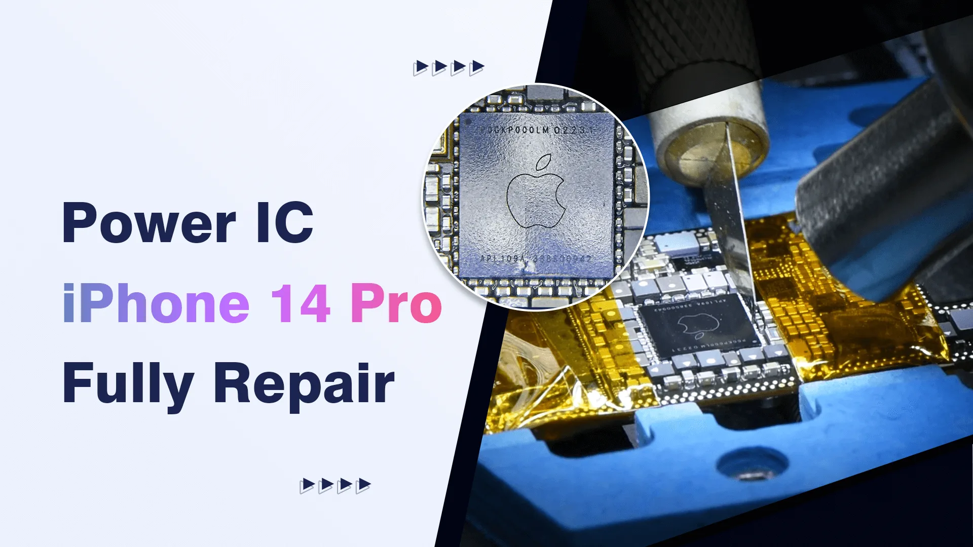 Fully Repair iPhone 14 Pro won't Turn On - Motherboard Short-circuit