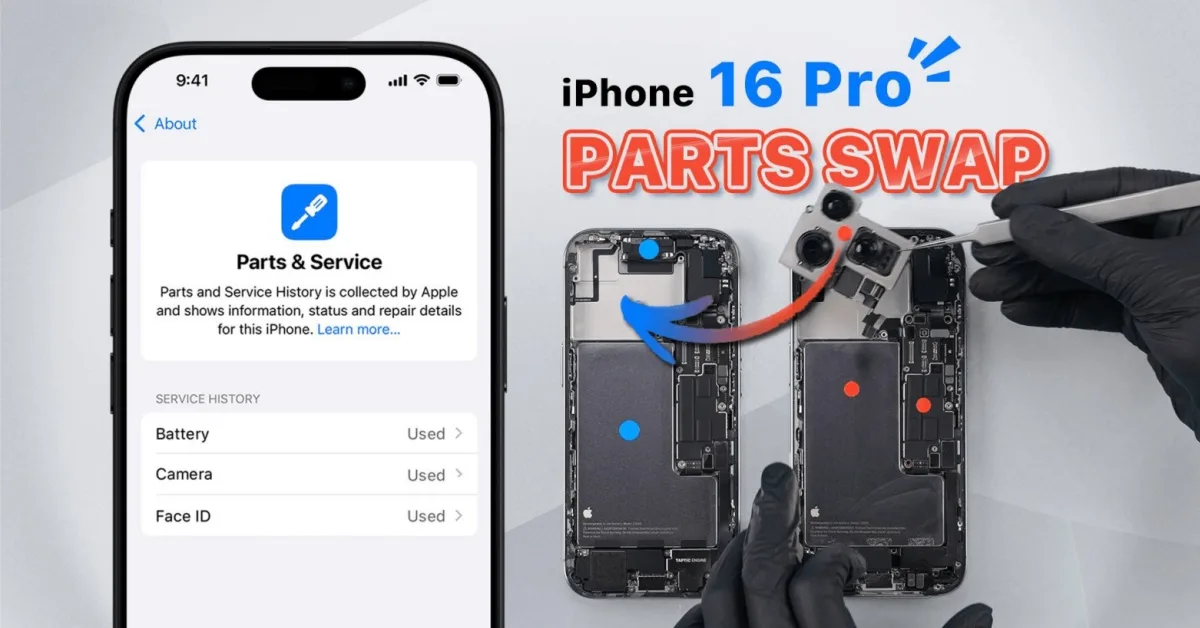 iPhone 16 Pro Swap Parts: Face ID Remains Functional