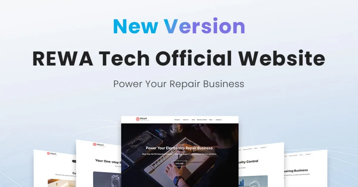 REWA Tech new version banner