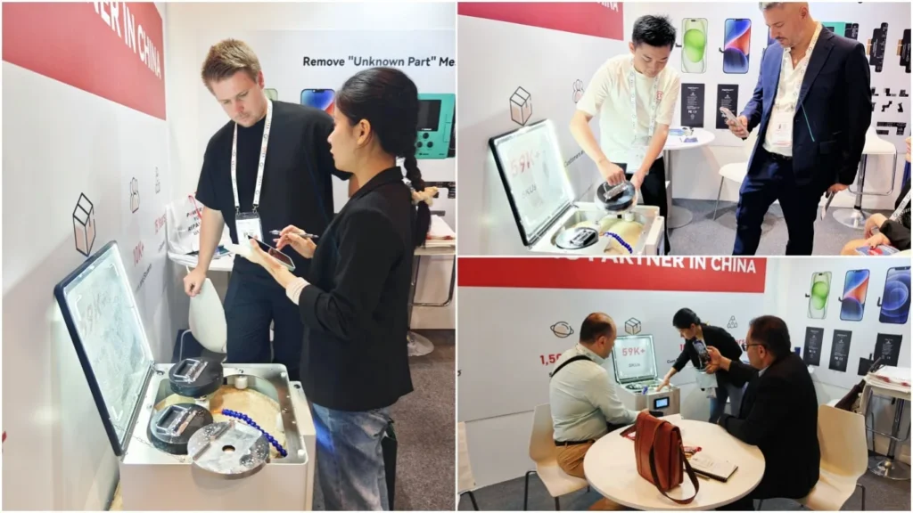rewa porta le soluzioni aziendali per la riparazione al gitex 2024 di dubai rewa brings repair business solutions gitex 2024 dubai figure customers