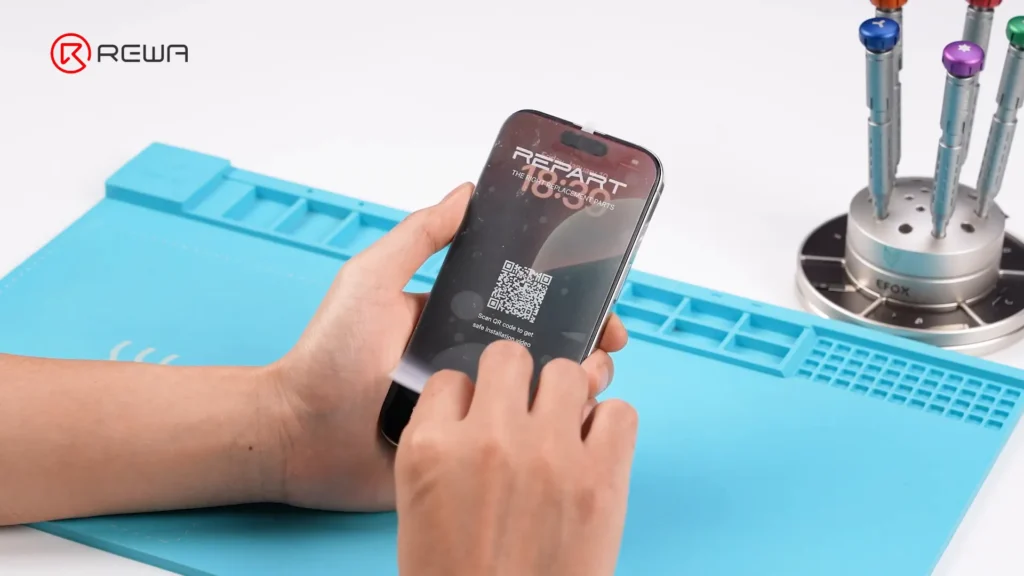 reacondicionamiento de la pantalla del iphone 16 pro