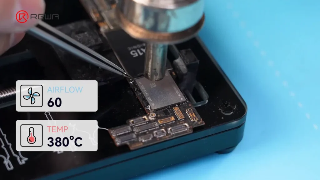 iphone 12 above models wifi chip repair step guide solder module webp