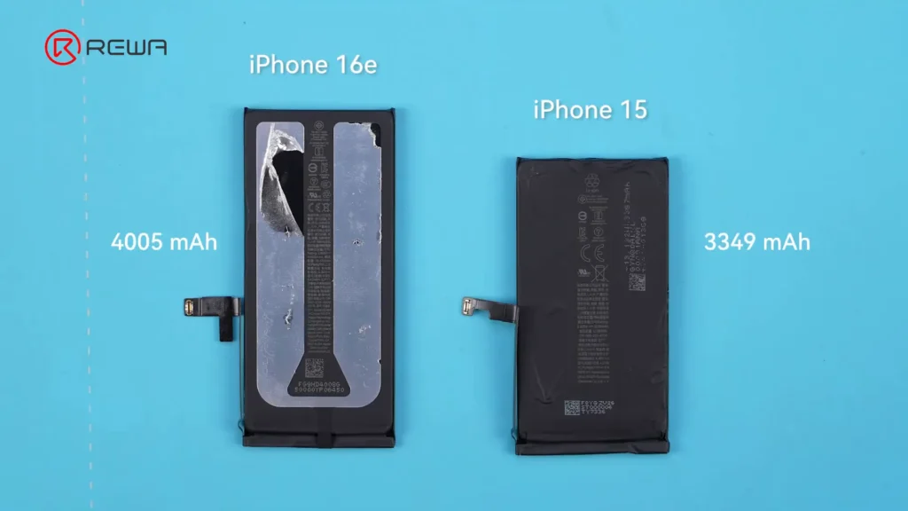 iphone 16e vs iphone 15 battery