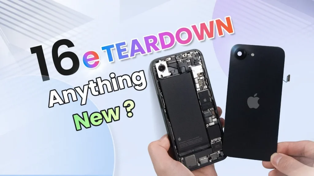 iphone 16e teardown