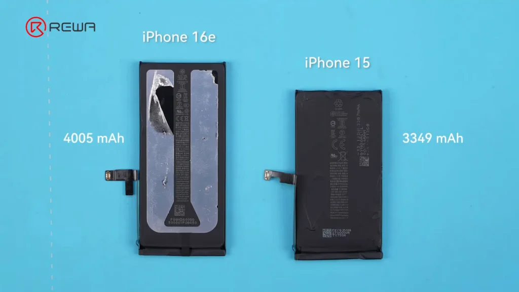 iphone 16e vs iphone 15 Akku