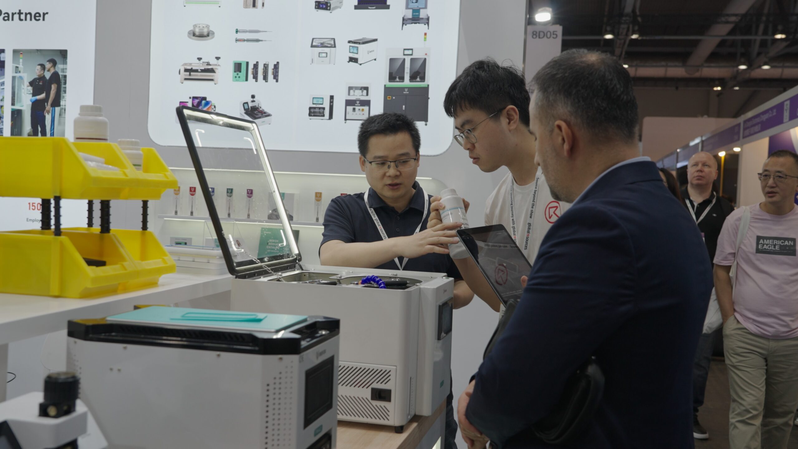 rewa au salon global sources mobile electronics show à hong kong