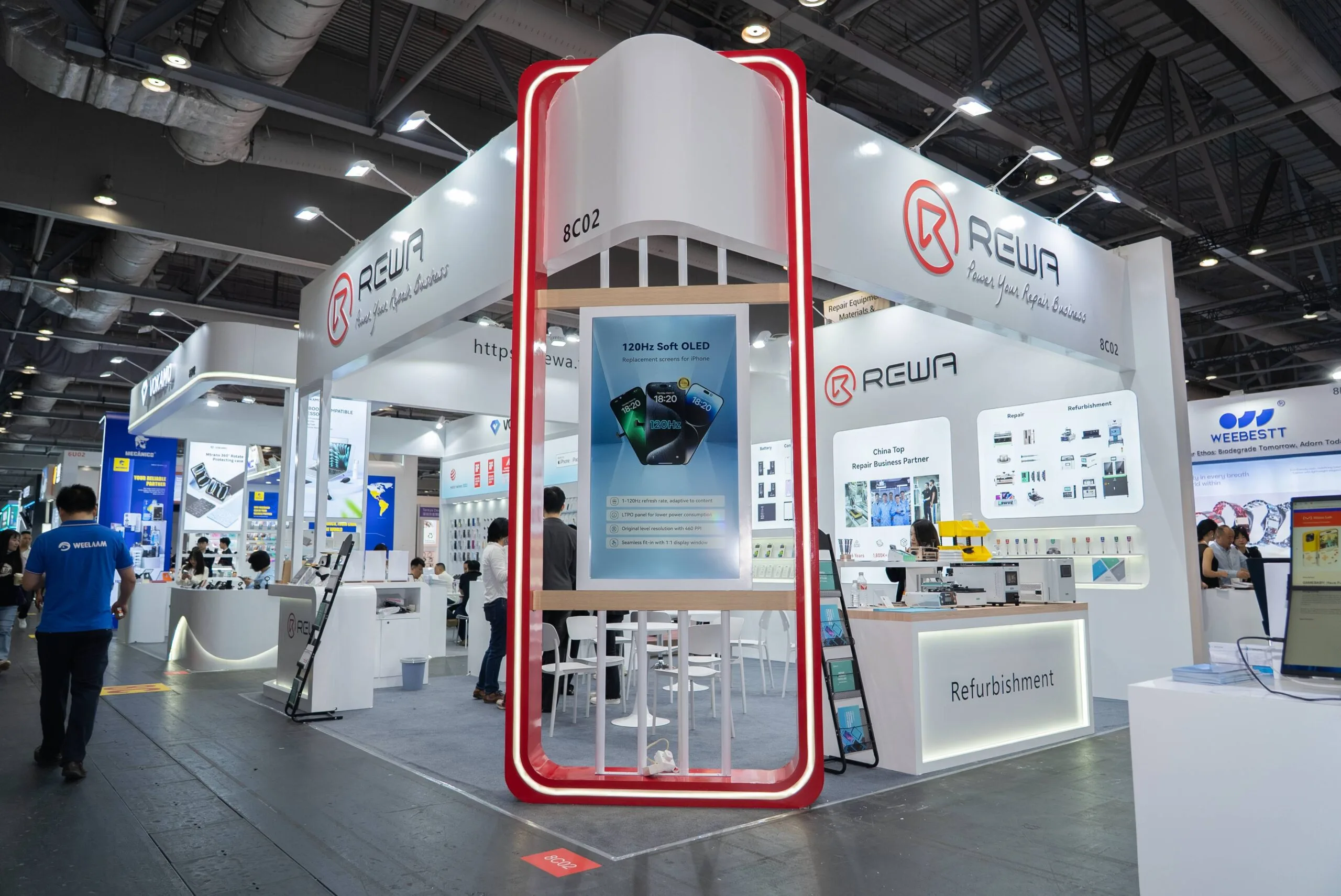 rewa au salon global sources mobile electronics show à hong kong