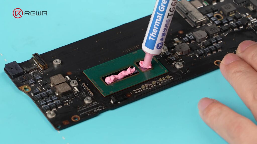 appliquer la pâte thermique mac cpu