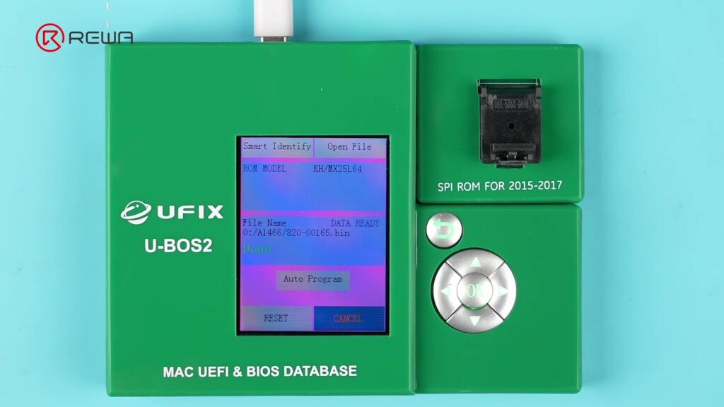 effacer la puce bios avec le programmateur