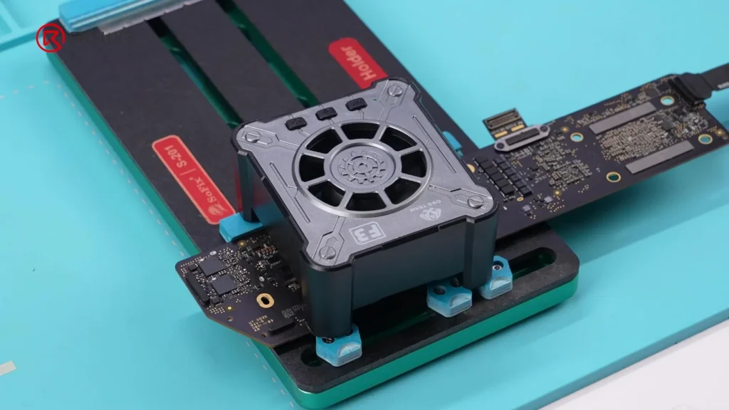 Il wifi del macbook non si accende? Guida professionale alla sostituzione del chip wi-fi sui macbook serie m utilizzare il ventilatore per raffreddare
