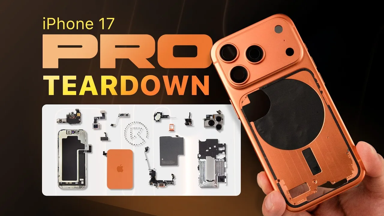 iphone 17 pro teardown