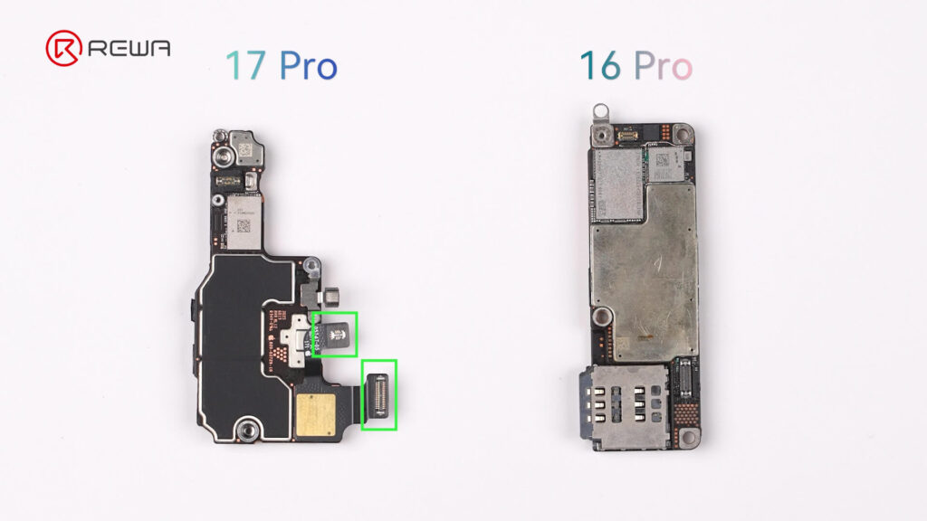 iphone 17 pro vs iphone 16 pro scheda madre