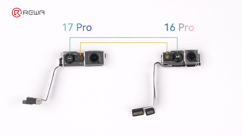iphone 17 pro vs iphone 16 pro fotocamera frontale