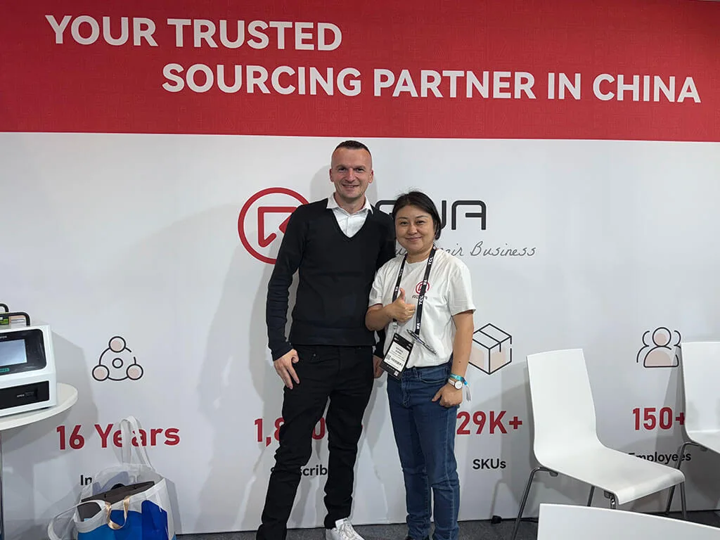 rewa tech showcases its latest innovations at ifa berlin 2025 — shaping the future of repair businesses rewa team with visitors