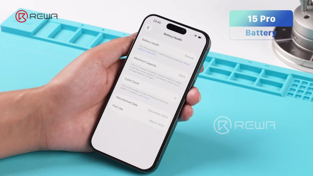 reparación de batería en iOS 26.1