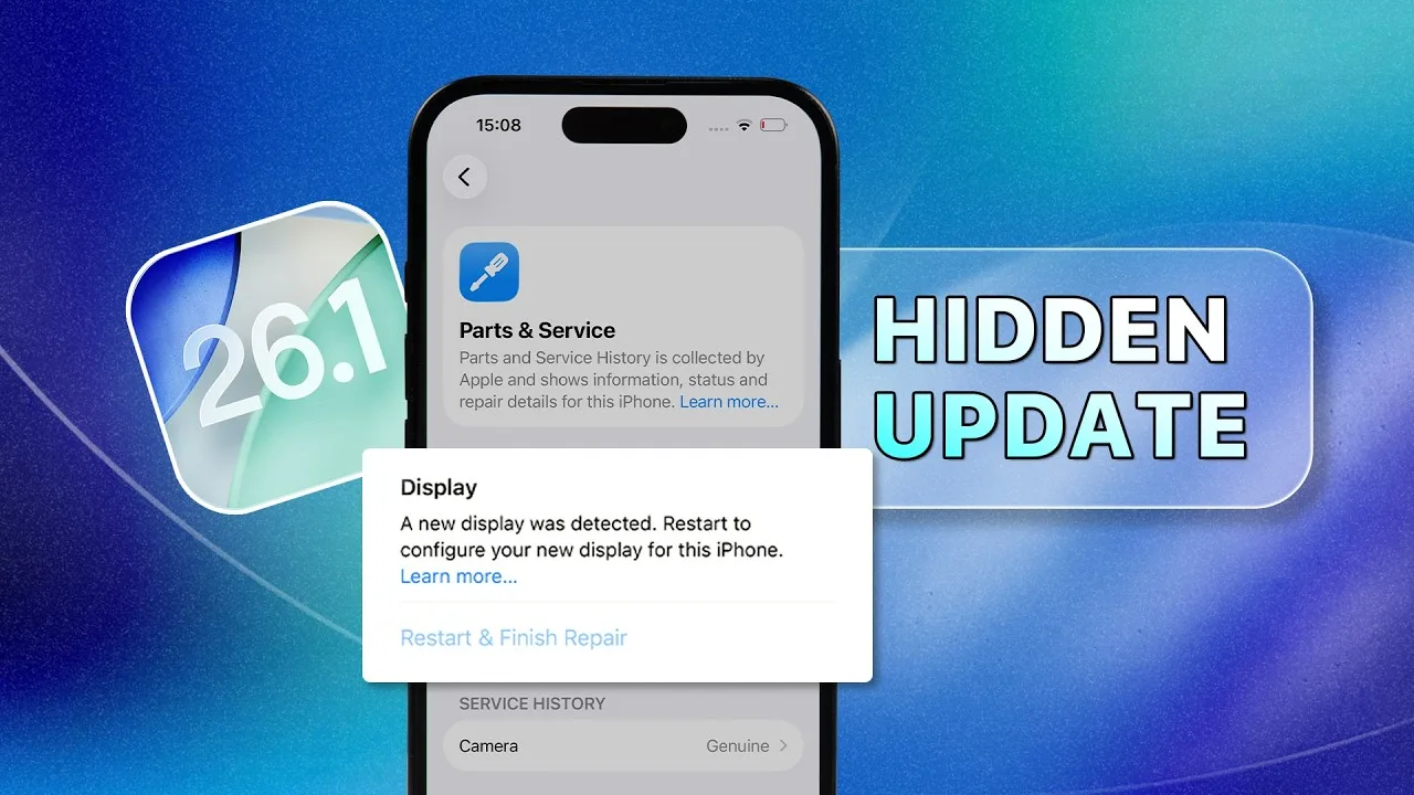 iOS 26.1 Bildschirmkopplung: Verstecktes Update, das jeder Techniker kennen sollte