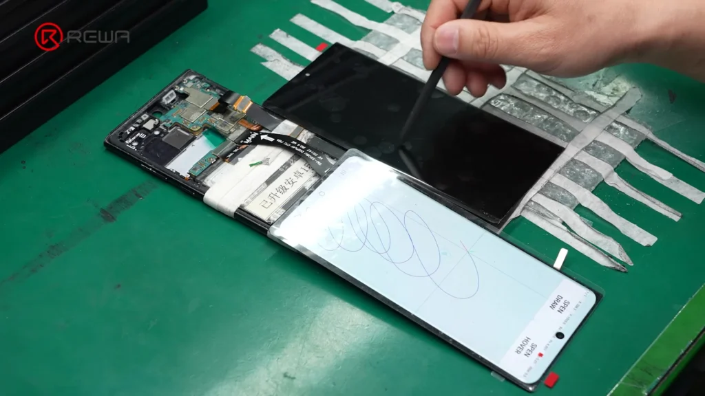 Prueba de respuesta del s-pen
