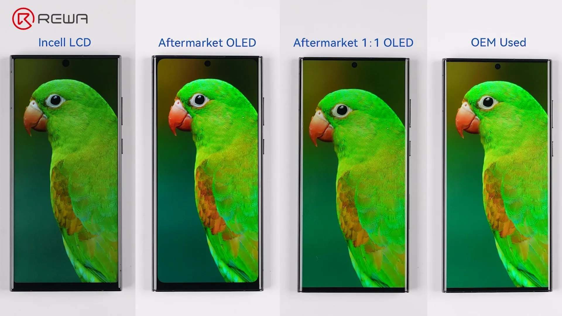 Samsung Nachrüstbildschirme / Samsung Incell LCD / Samsung Soft OLED / Samsung 1:1 OLED / Samsung Fremdbildschirme
