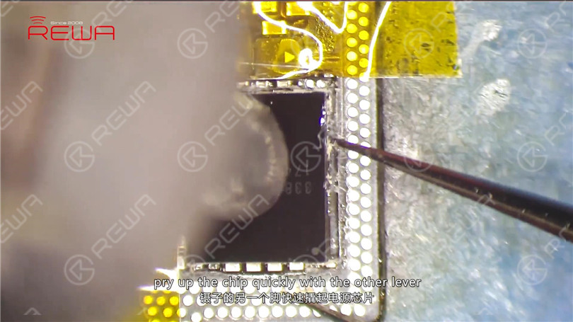 mastering desoldering & soldering of iphone x pmu 07ea529d 2e8e 4f26 a457 e32fa1c3b8fb H023 Desoldering Sol 00 01 38 20210917 185454